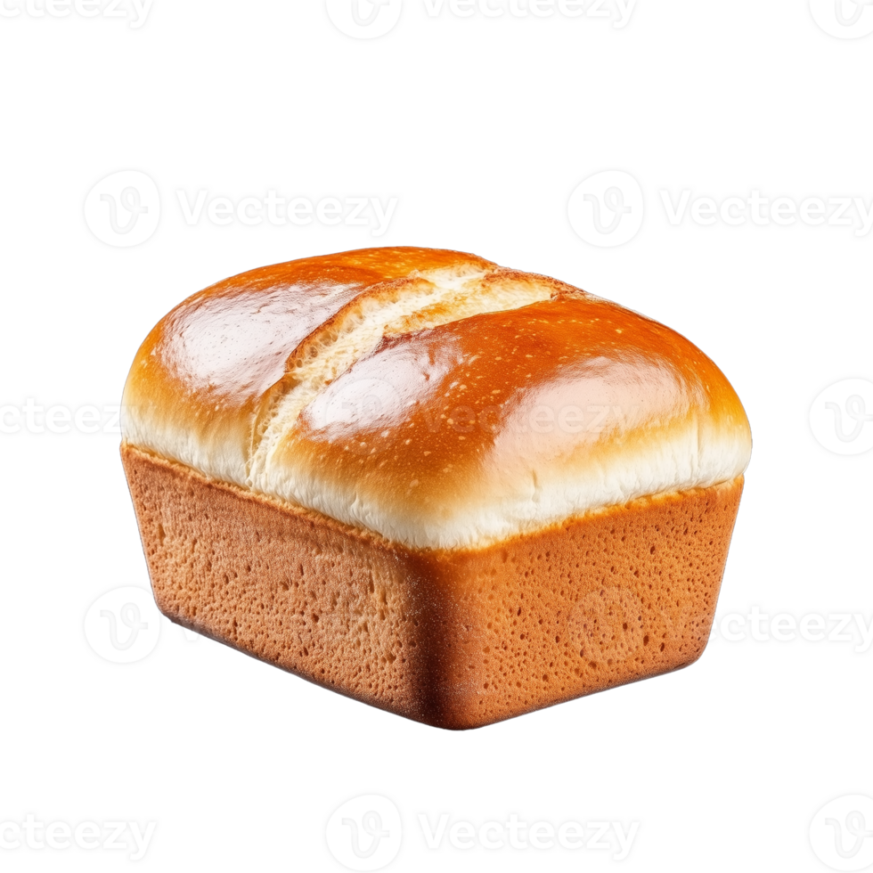 Freshly baked loaf of bread on a transparent background png