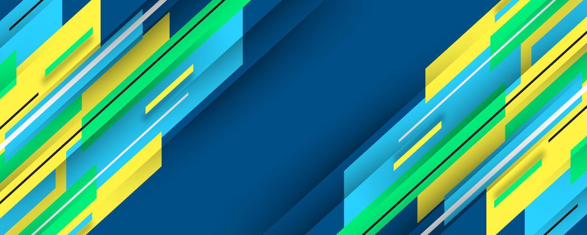 3D colorful abstract background overlap layer on bright space with diagonal lines shape decoration. Modern graphic design element cutout style concept for web banner, flyer, card, or brochure cover vector