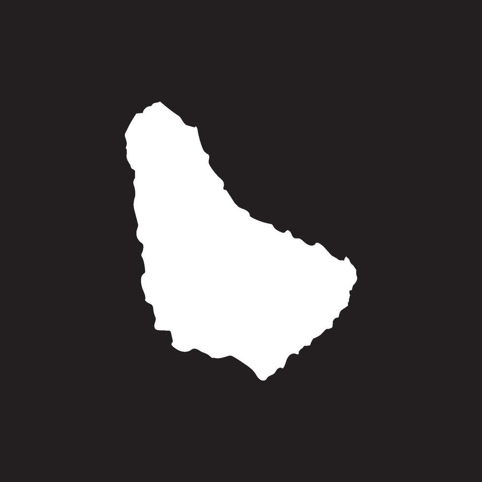The outline of the island of guam vector