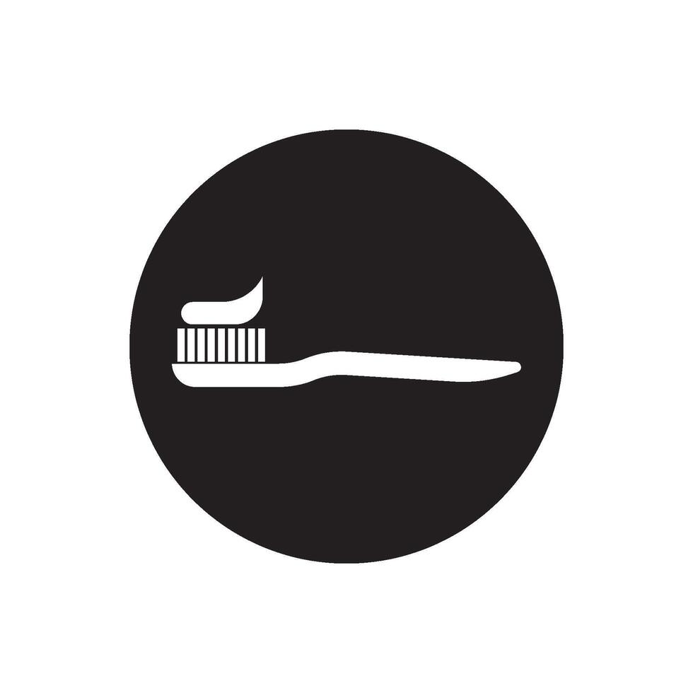 Toothbrush icon illustration vector