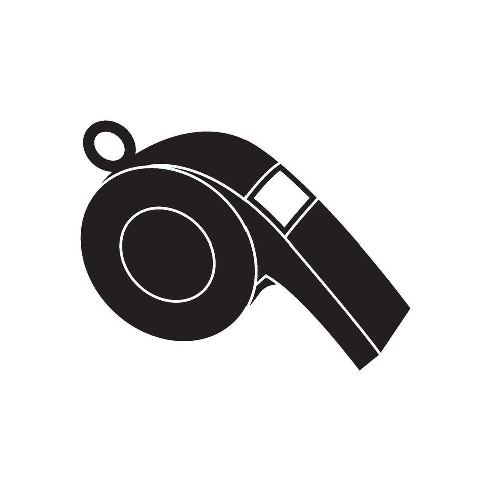 A whistle icon on a white background vector