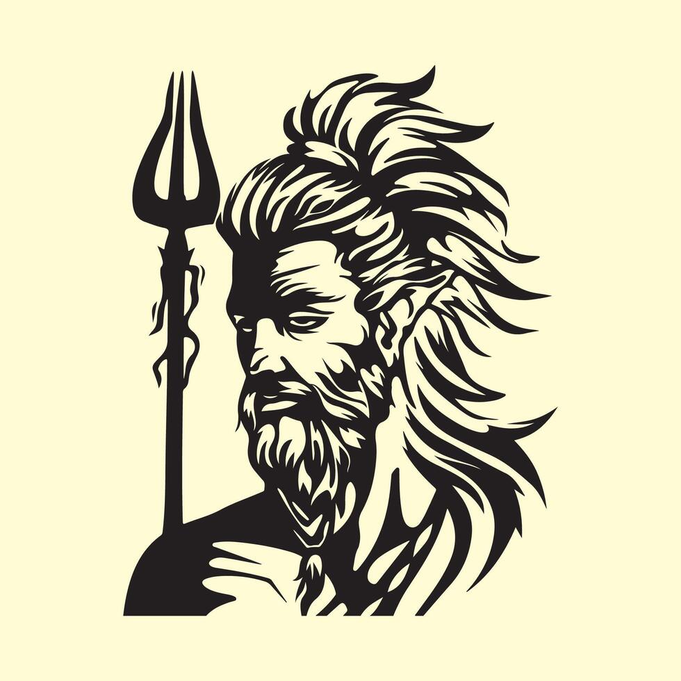 Ares greek god Image. Illustration of a Ares greek god isolated on white background vector