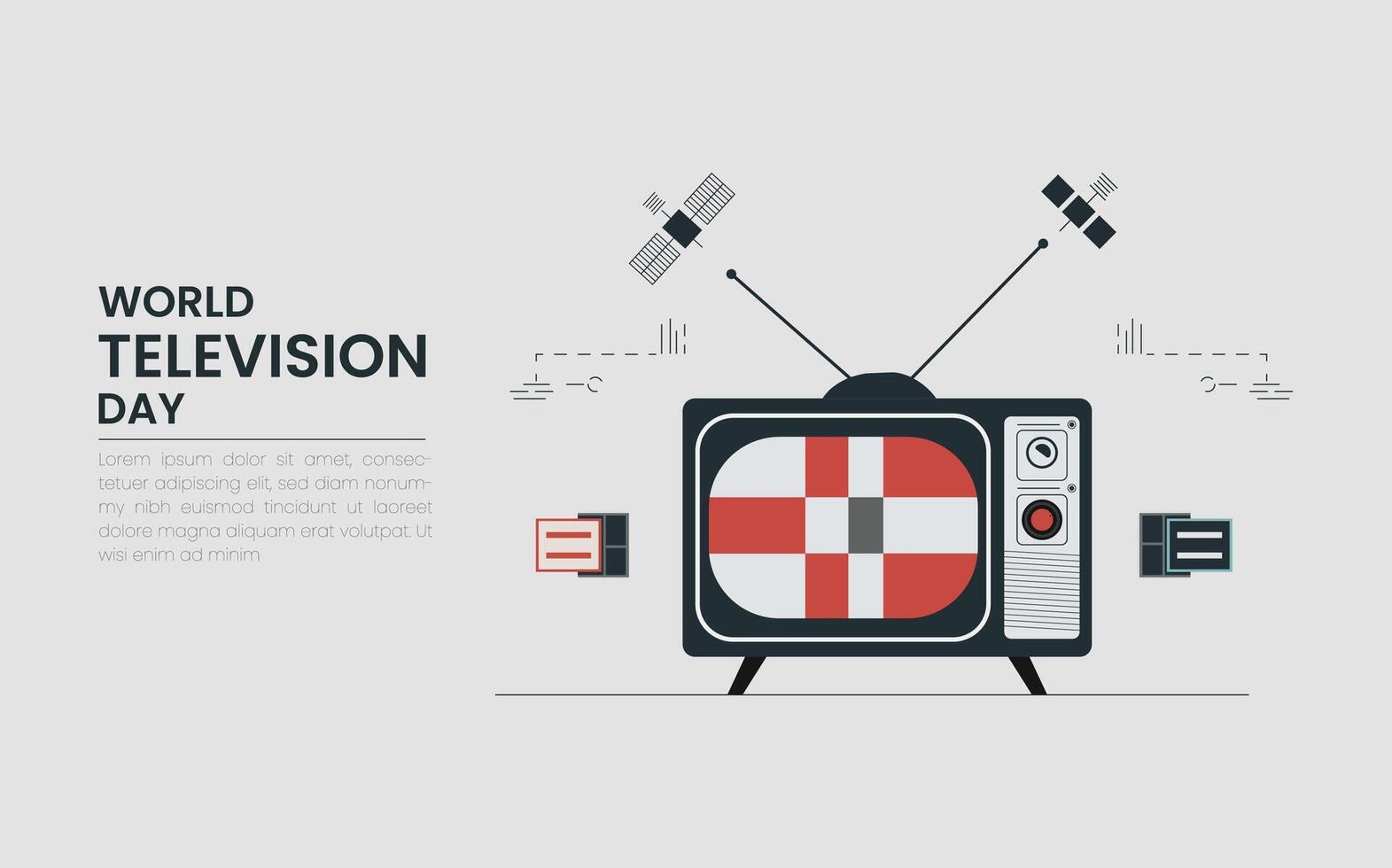 World television day illustration vector
