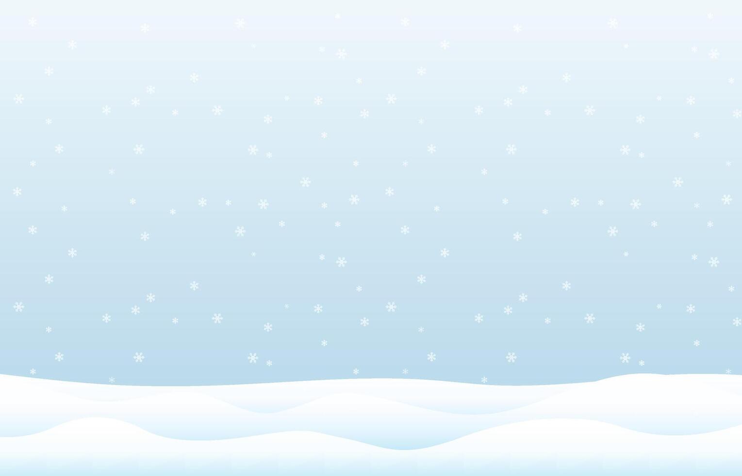 Winter landscape with snowflake background, christmas background, design vector