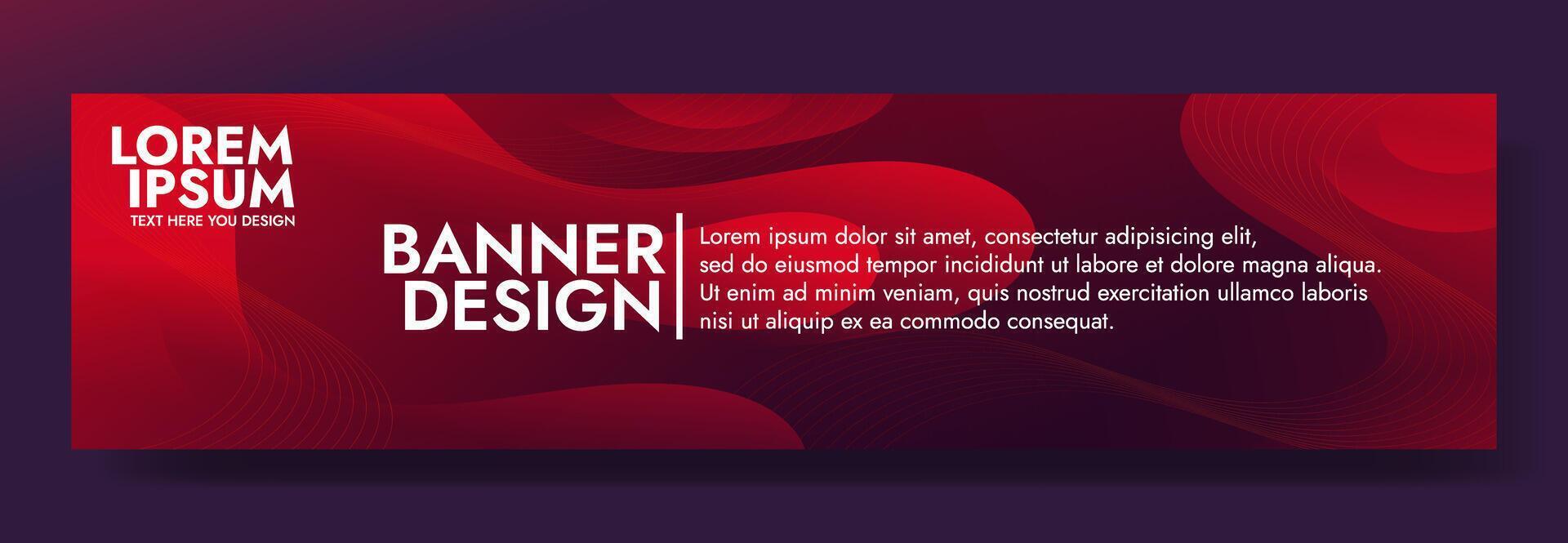 Abstract Red Gradient Background Template vector