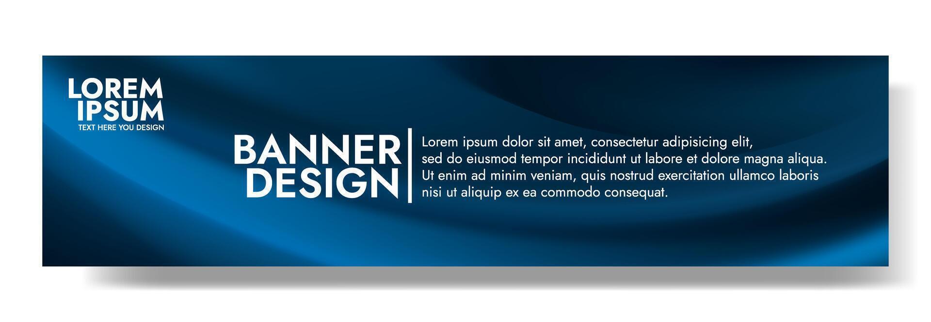 Abstract Blue Background Template Modern Style vector