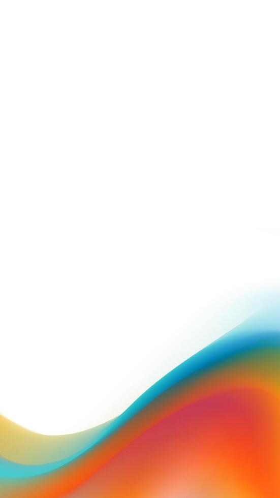 Abstract Gradient Background with Curved Lines vector