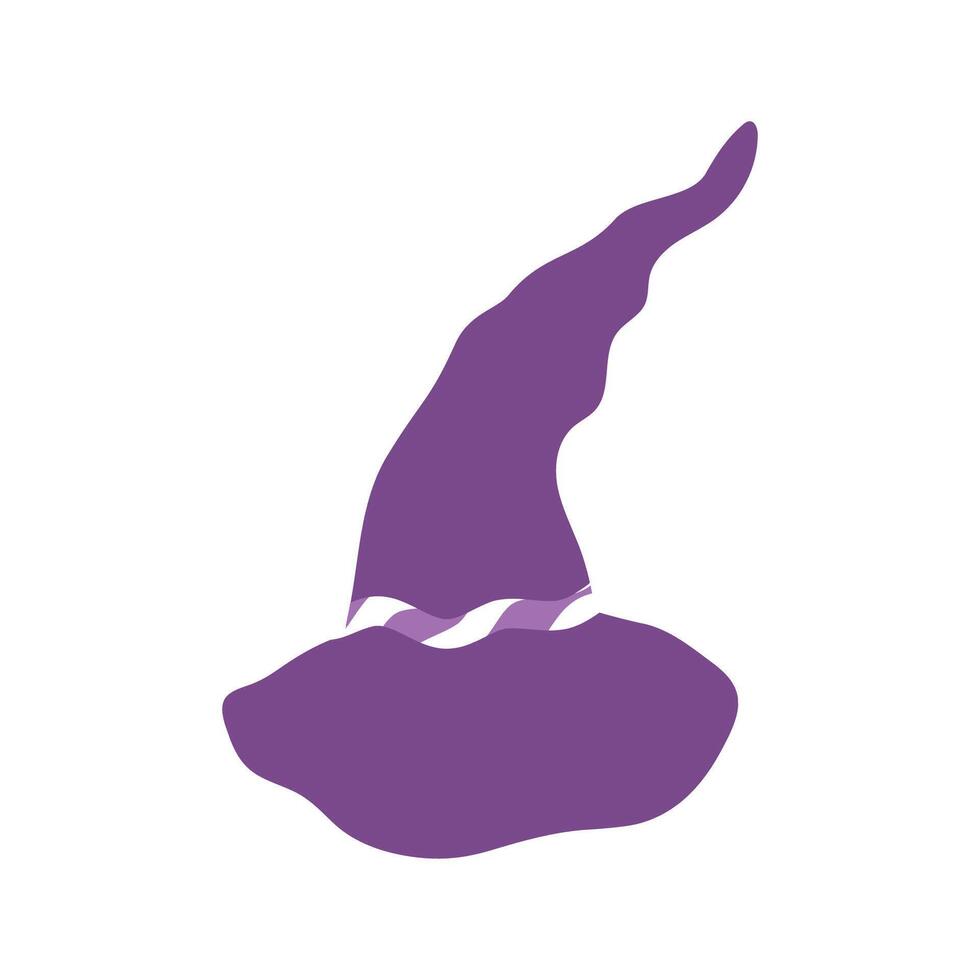 Halloween day icon of hat. vector