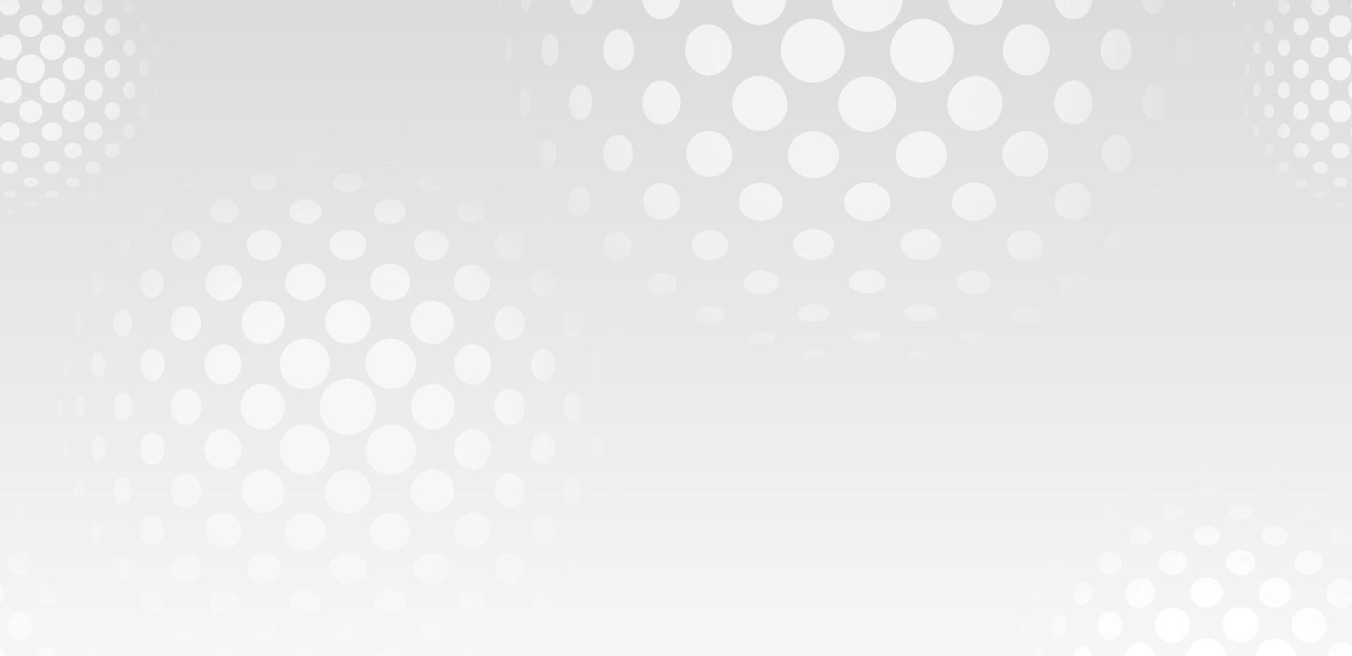 Seamless Monochrome Abstract Glowing Dot Pattern Background. Horizontally Repeatable. vector