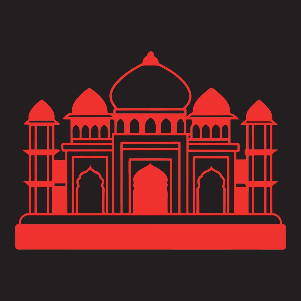 Classic Royal Palace Art vector