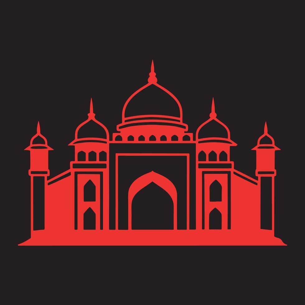 Scenic Royal Palace Illustration vector