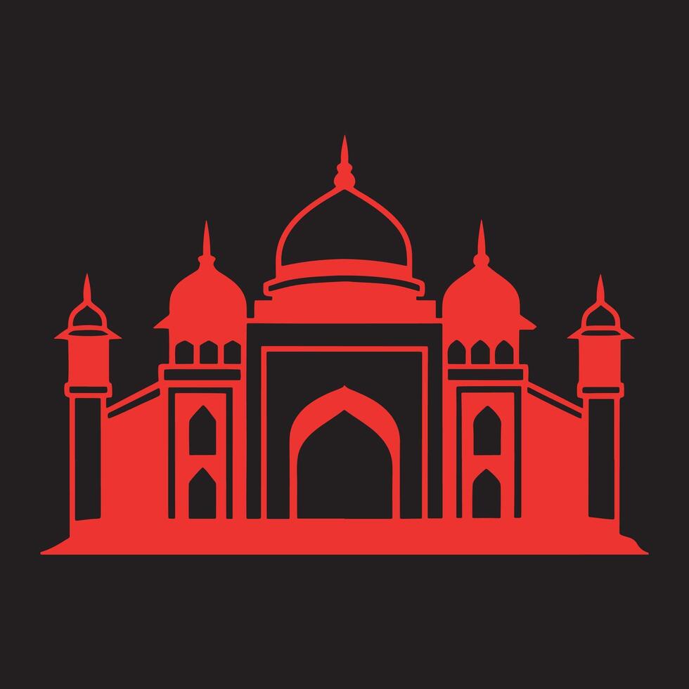 Gorgeous Palace Concept Design vector