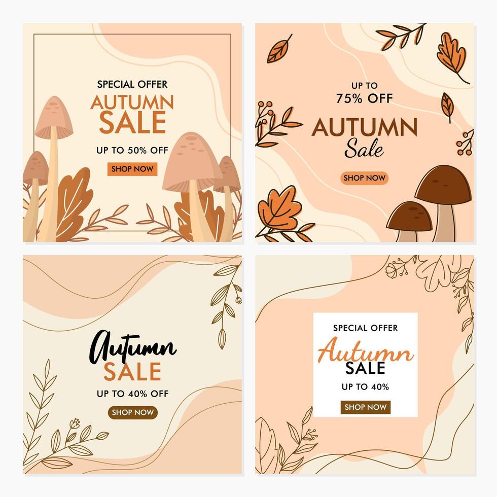 AUTUMN BANNER SALE vector