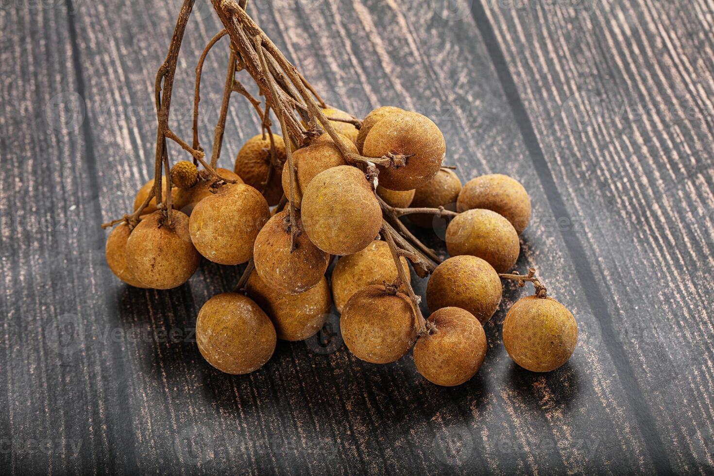 Ripe sweet tropical Longan fruit photo