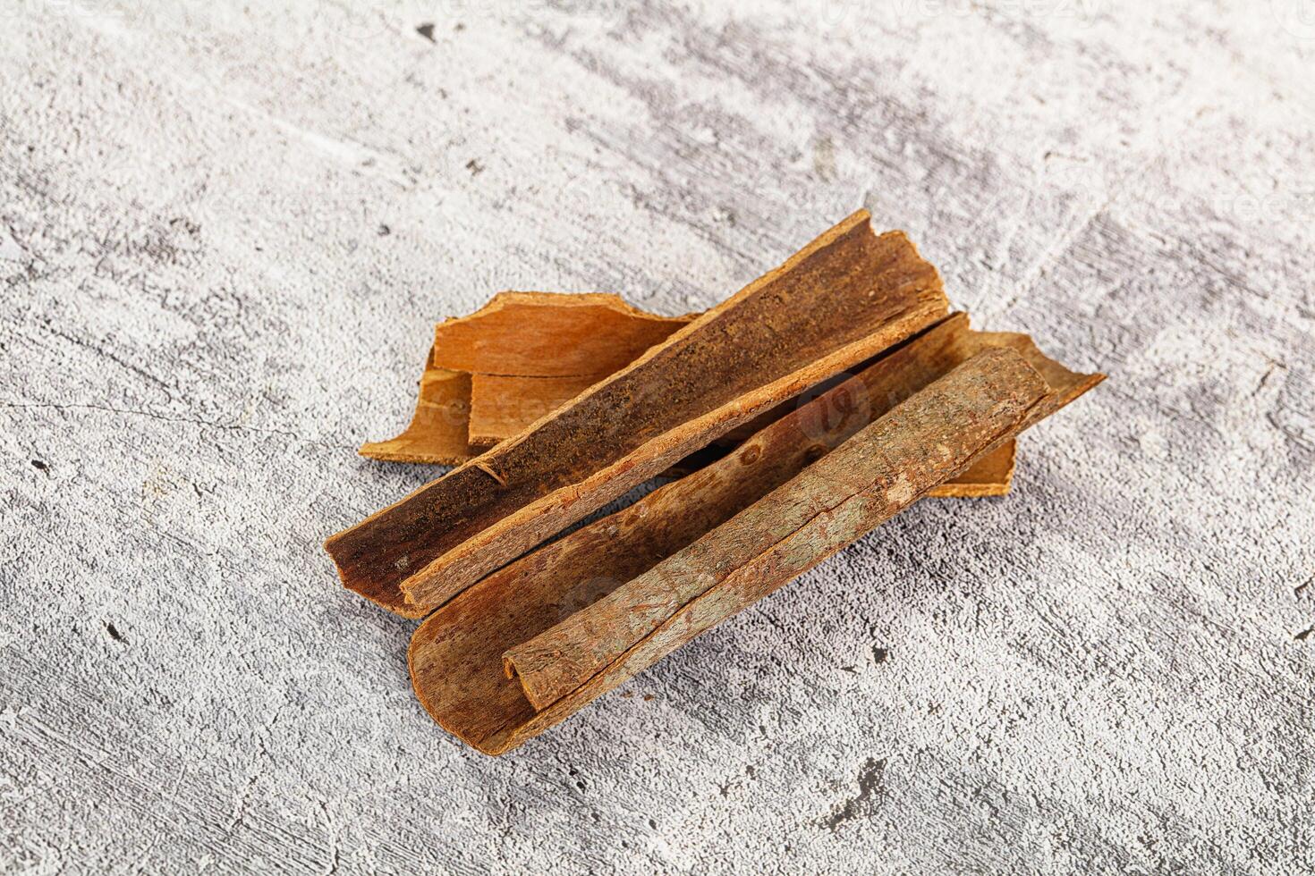 Natural wild organic cinnamon aroma photo