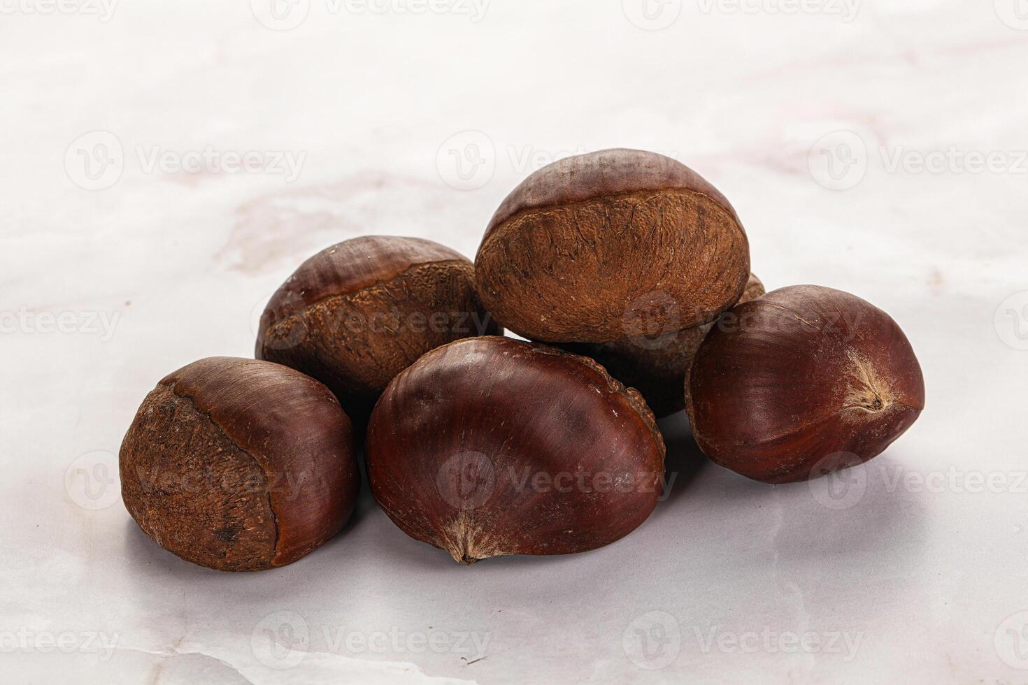 Tasty delicous brown natural Chestnut photo