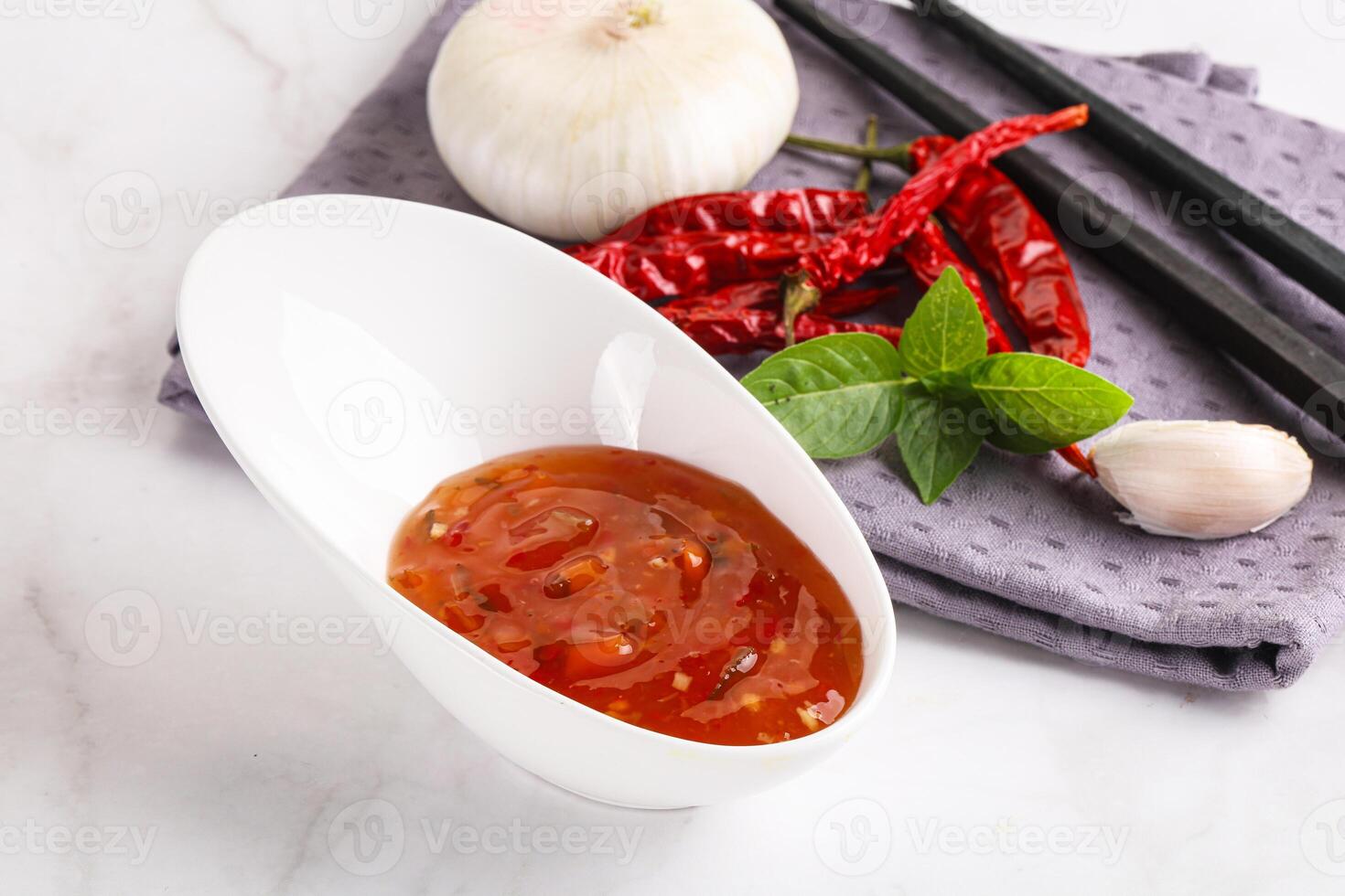 Chinese traditional sweet and sour sauce photo