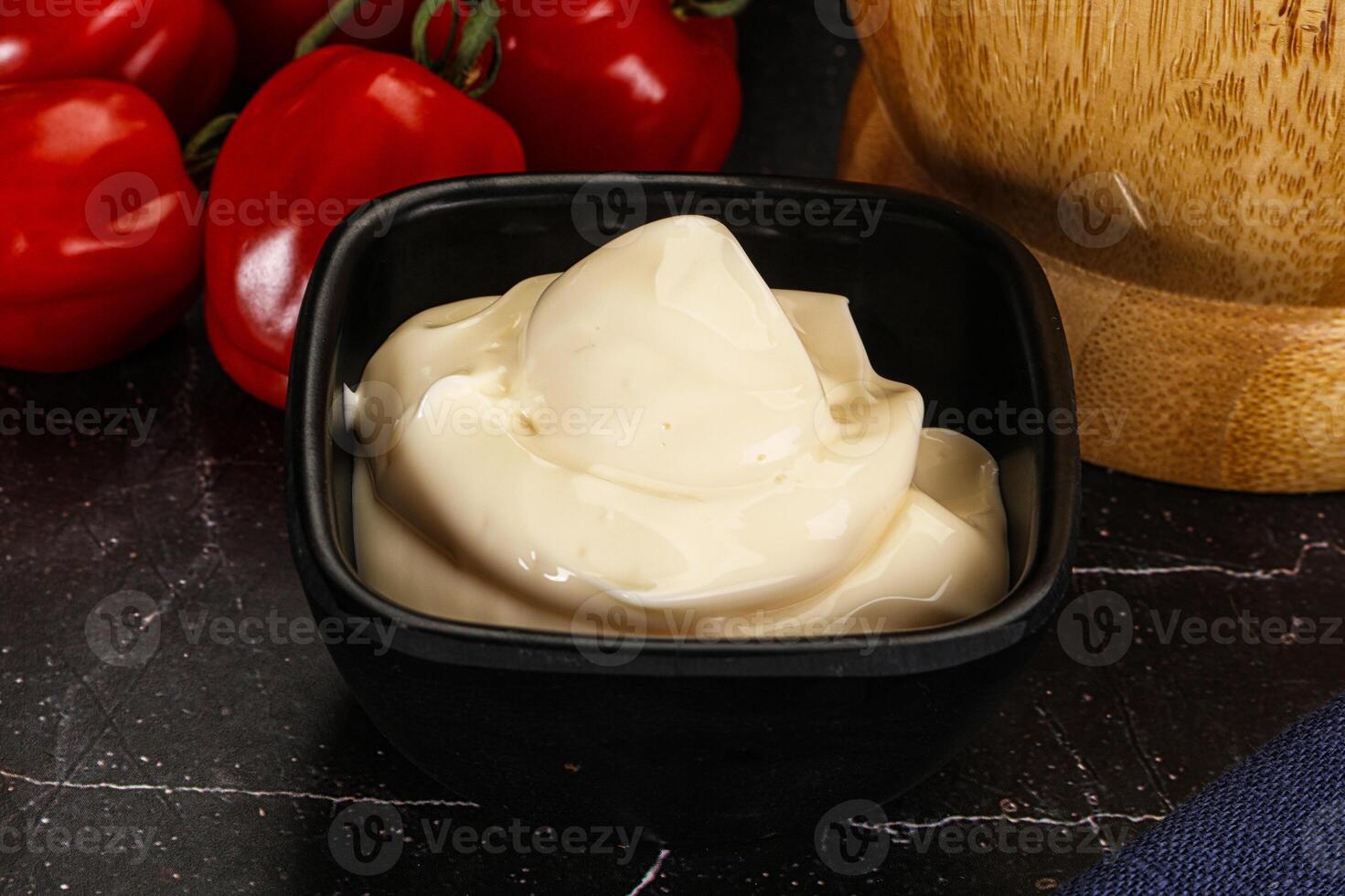 Creamy dip dressing sauce Mayonnaise photo