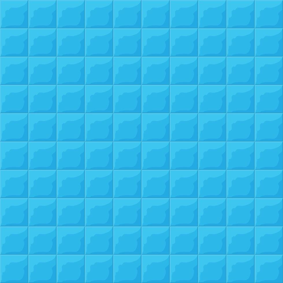 Blue square tiles background vector