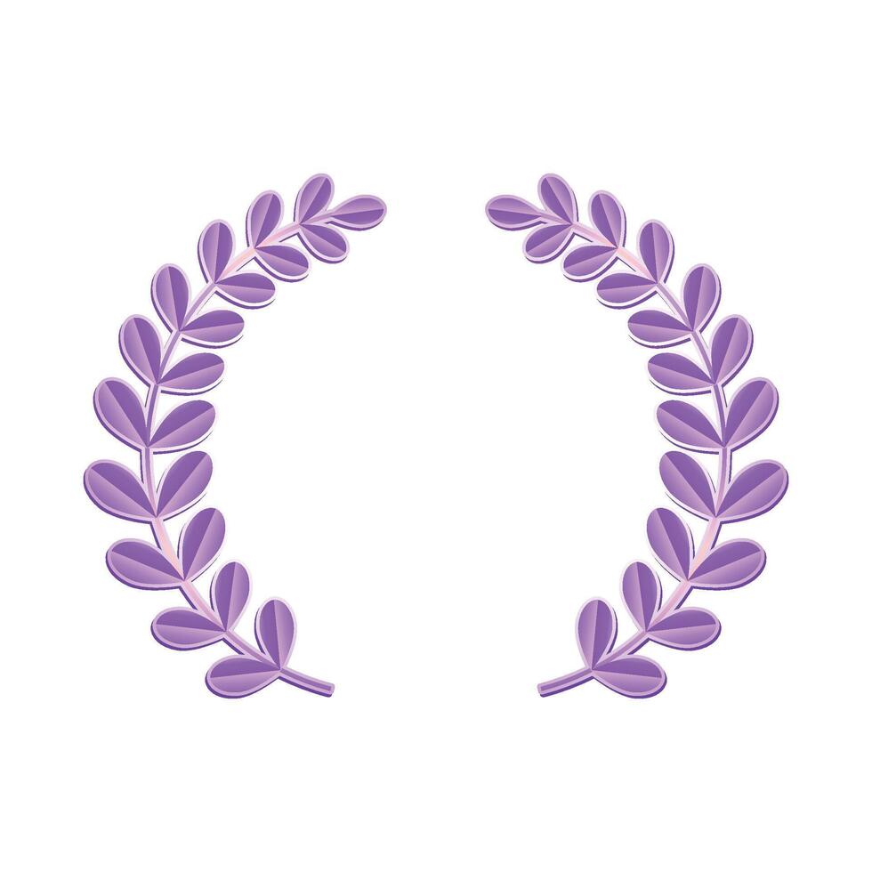 Premium Elegant Wreathes illustration on white vector