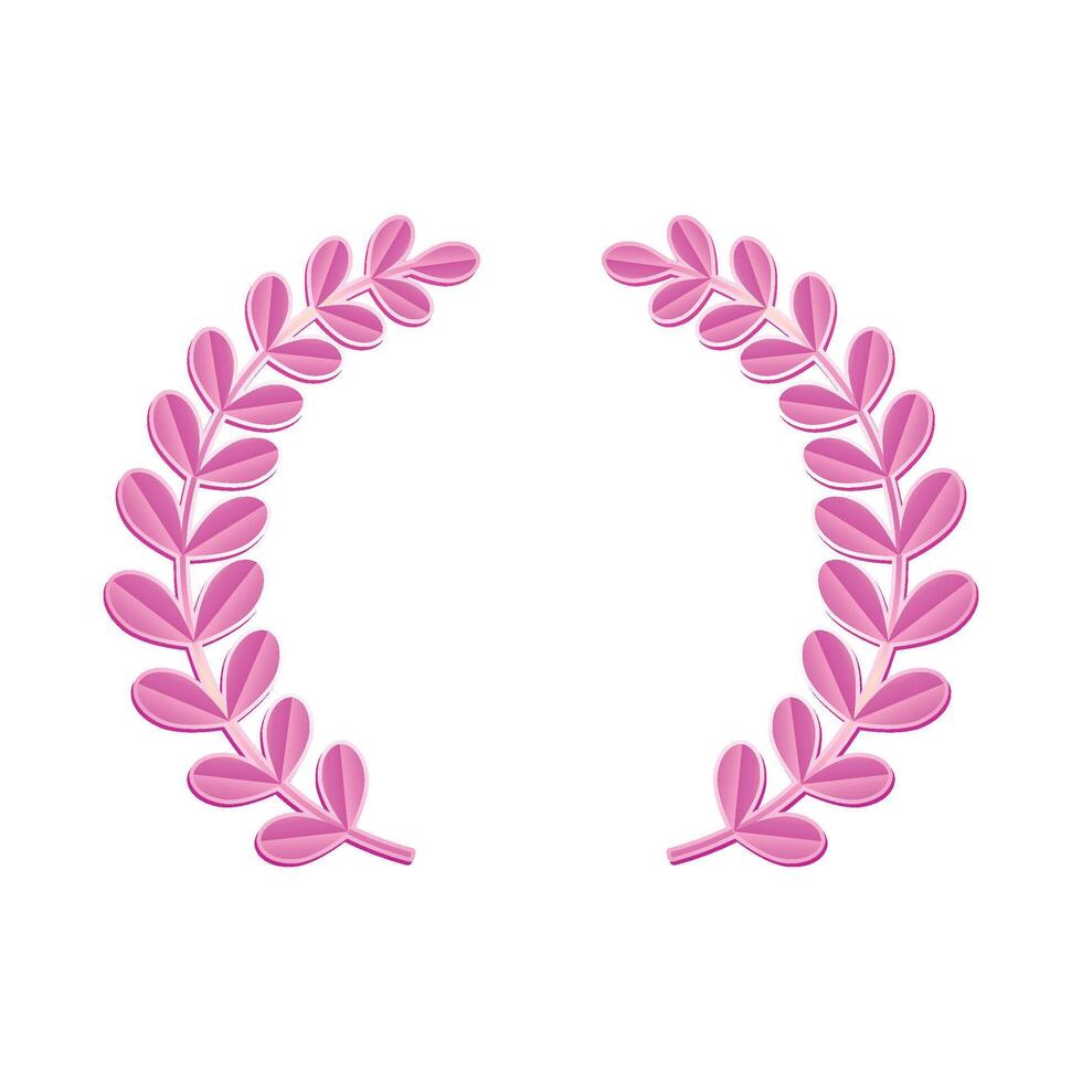 Premium Elegant Wreathes illustration on a white vector
