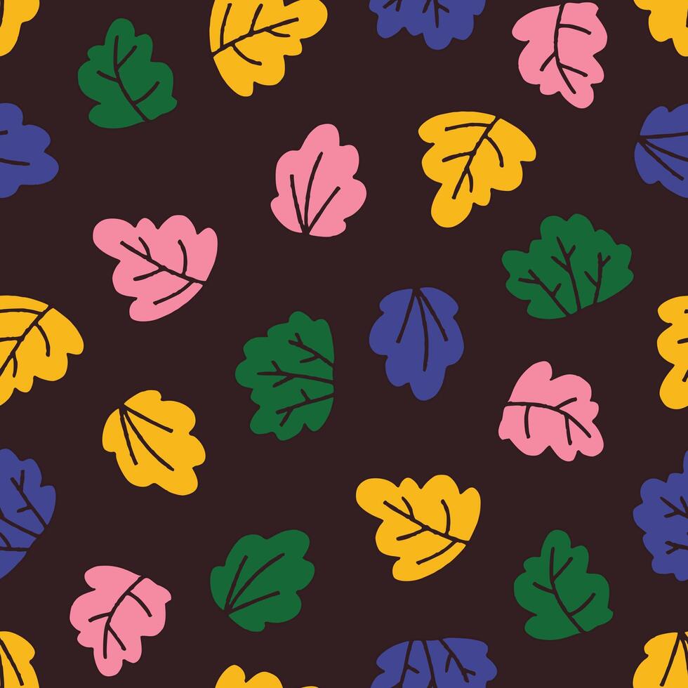 Bush Seamless Pattern illustration for Print, Wallpaper, Decoration. vector