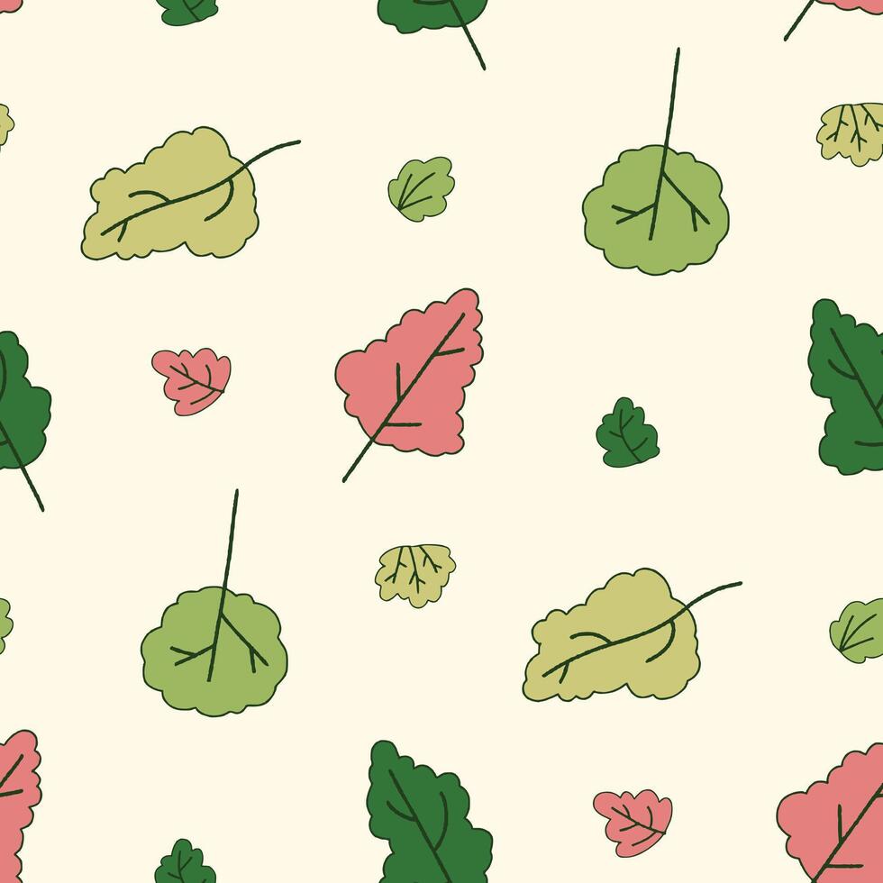 Tree Bush simple Seamless Pattern illustration for Print, Wallpaper, Decoration. vector