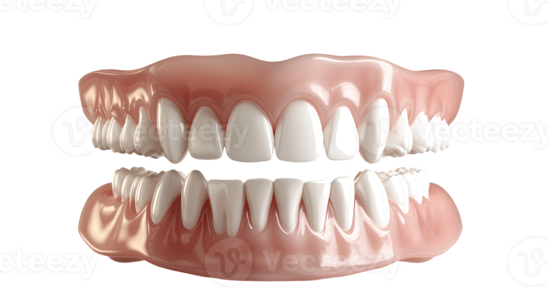 A 3d model of a tooth with missing teeth png