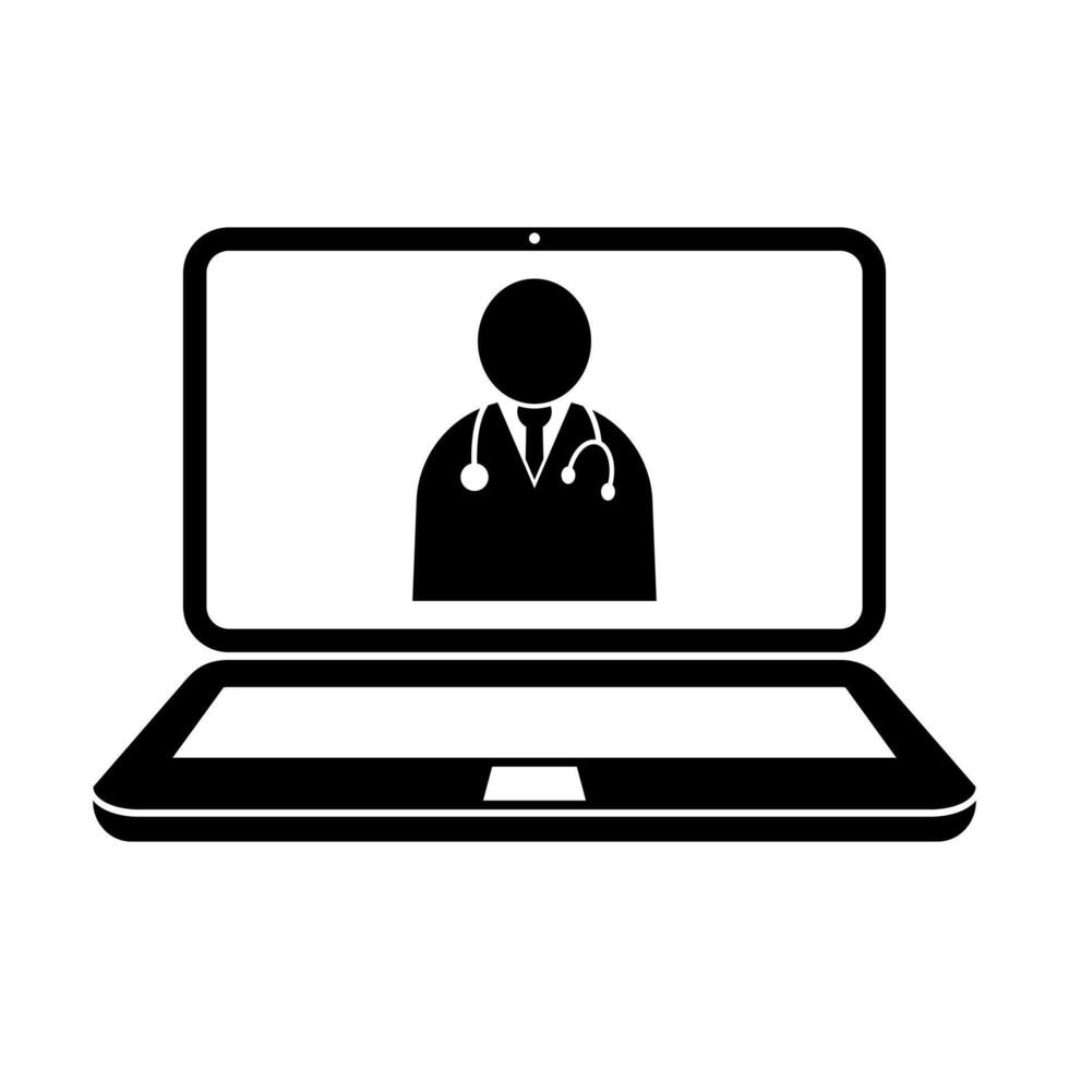 Telemedicine icon medical symbol for graphic design, logo, web site, social media, mobile app, ui illustration vector