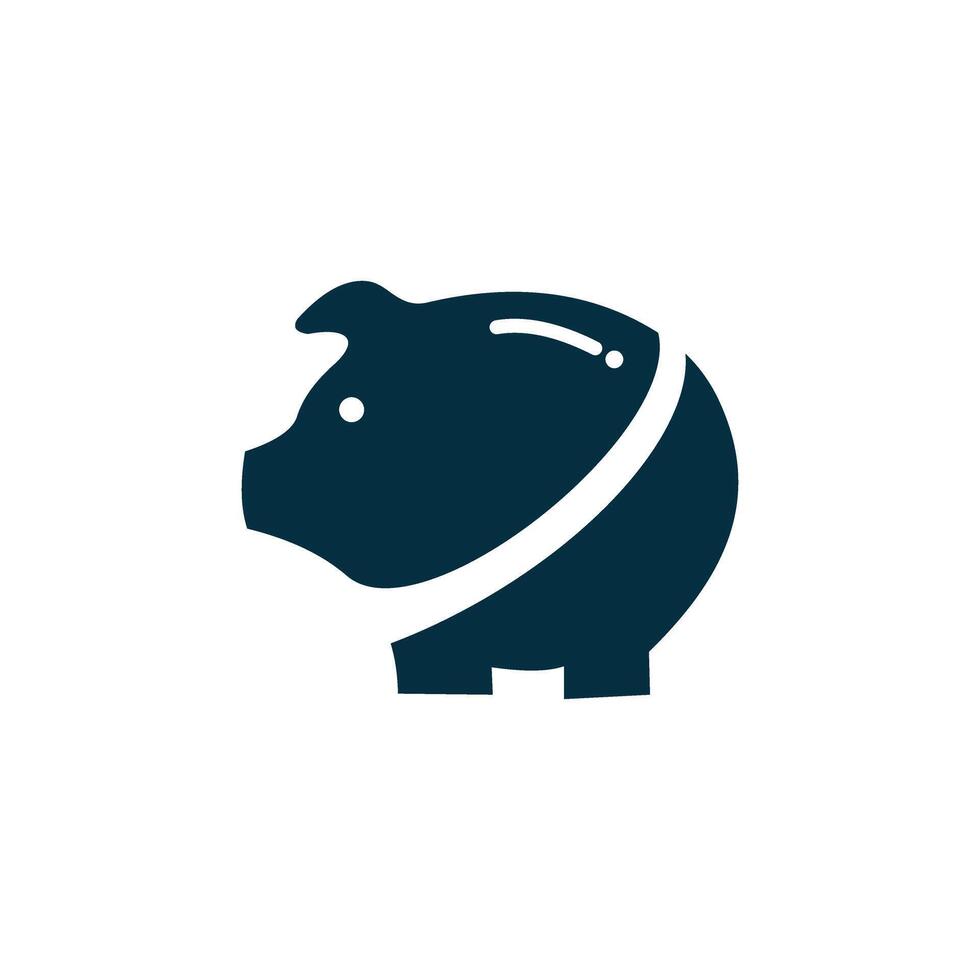 piggy bank isolated on white vector