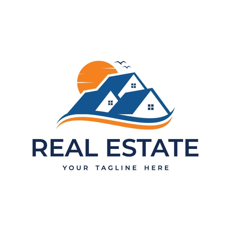 design real estate building vector
