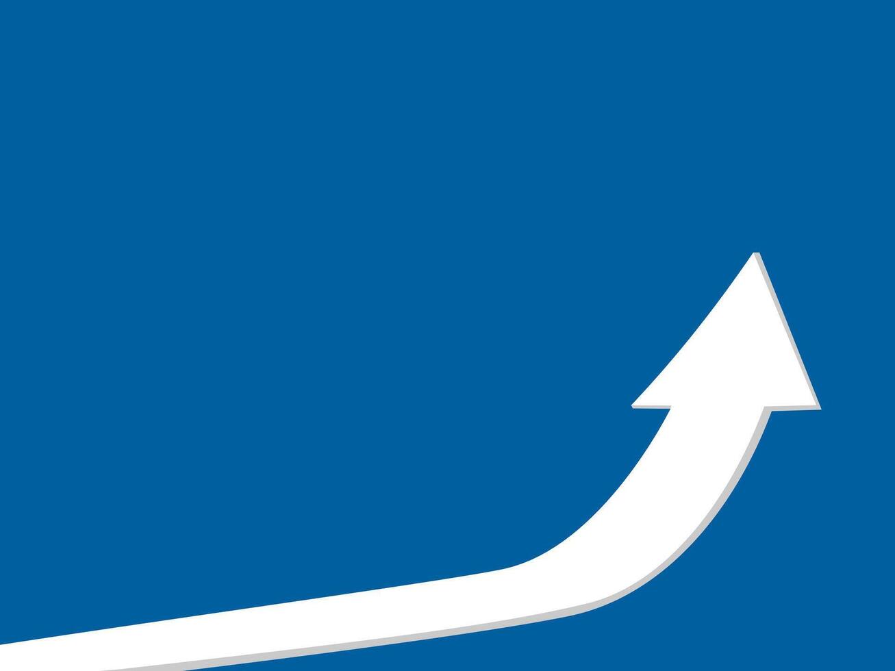 Growth. Graph arrow pointing up. vector