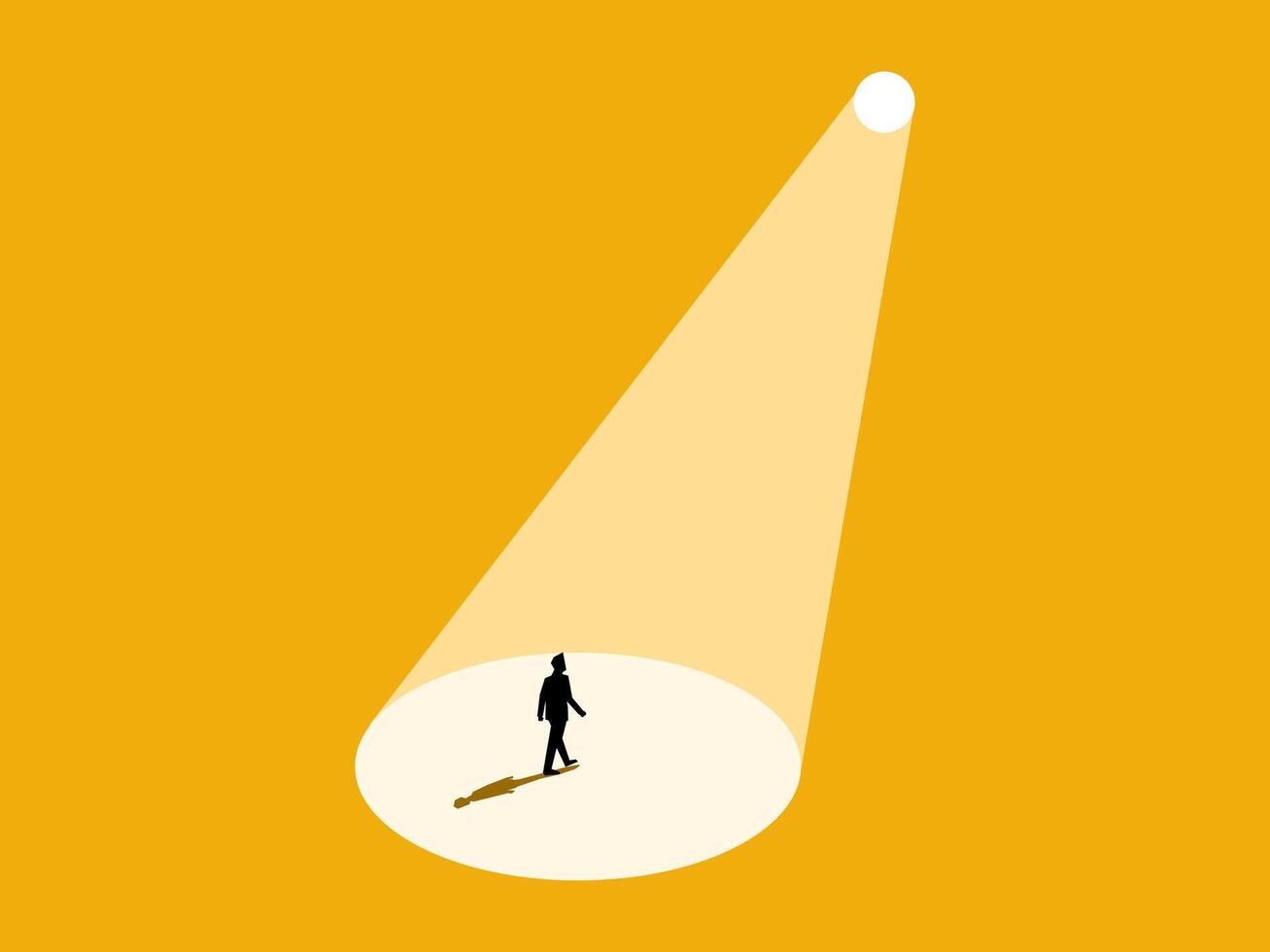 Businessman meets window of opportunity. vector