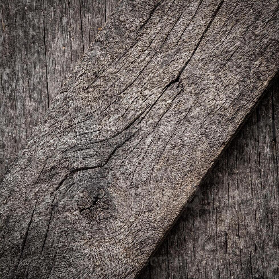 Old wood texture background with wooden plank photo