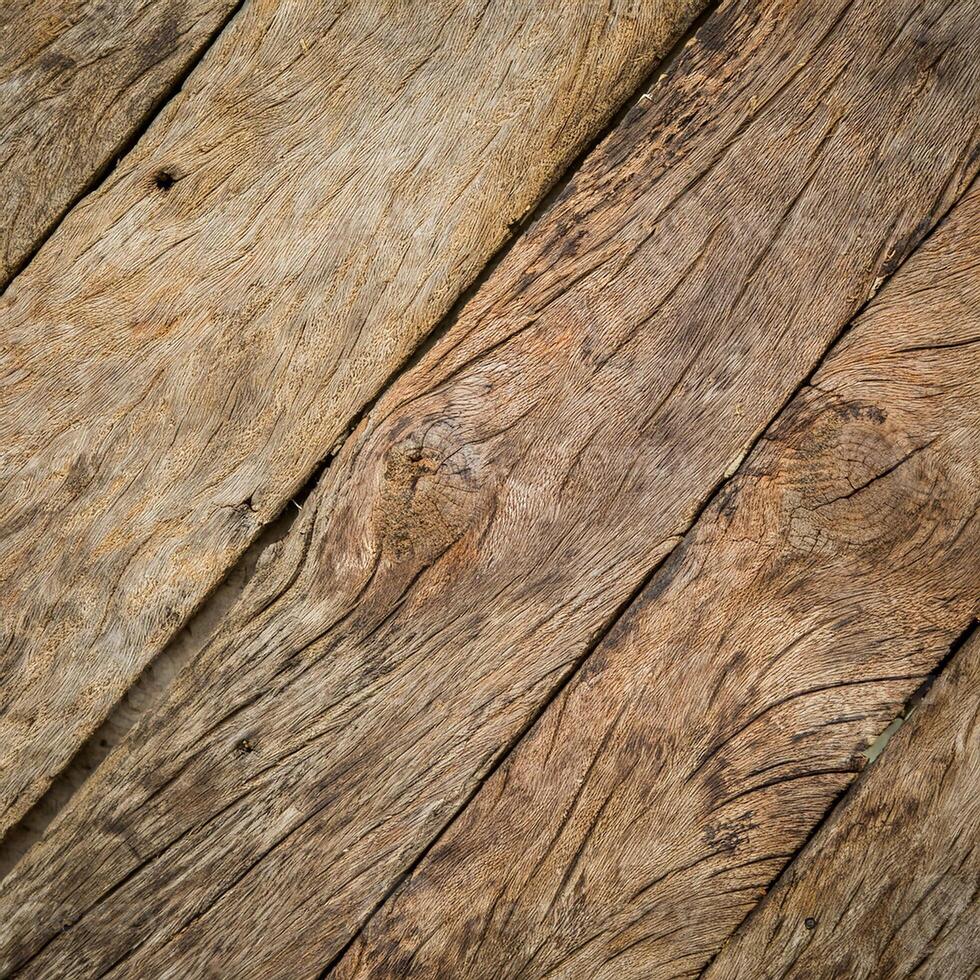 Close up of a wooden floor with some knots photo