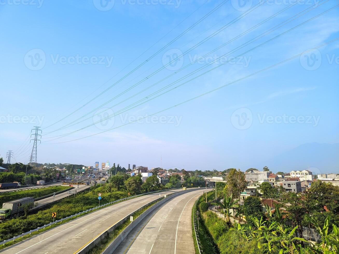 Serene Morning on the Empty Highway photo