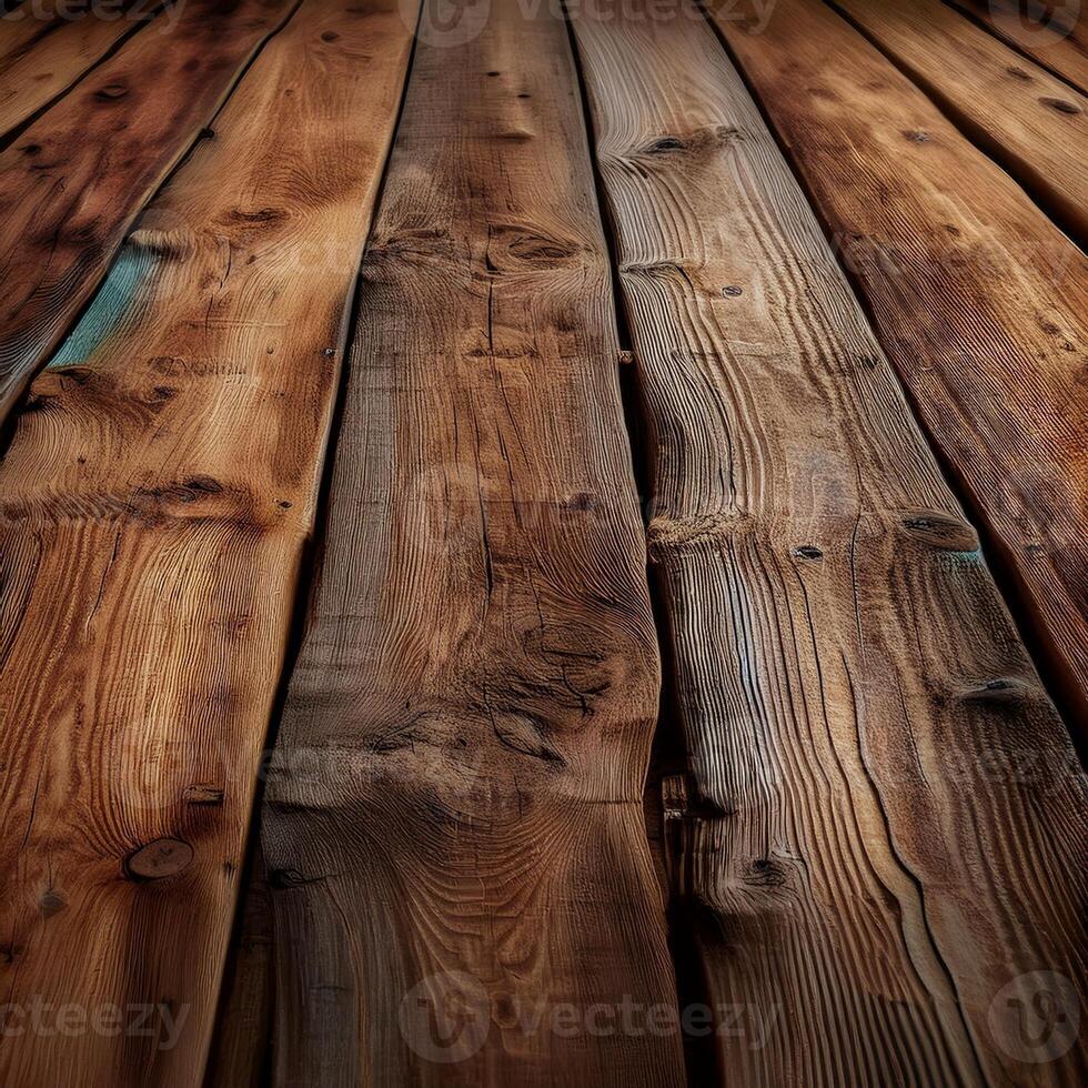 A close up of a wooden floor with many different colors photo