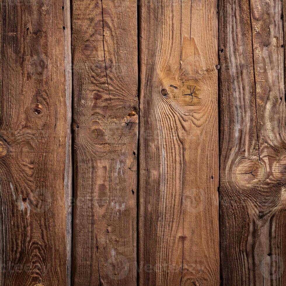 A close up of a wooden wall with many different types of wood photo