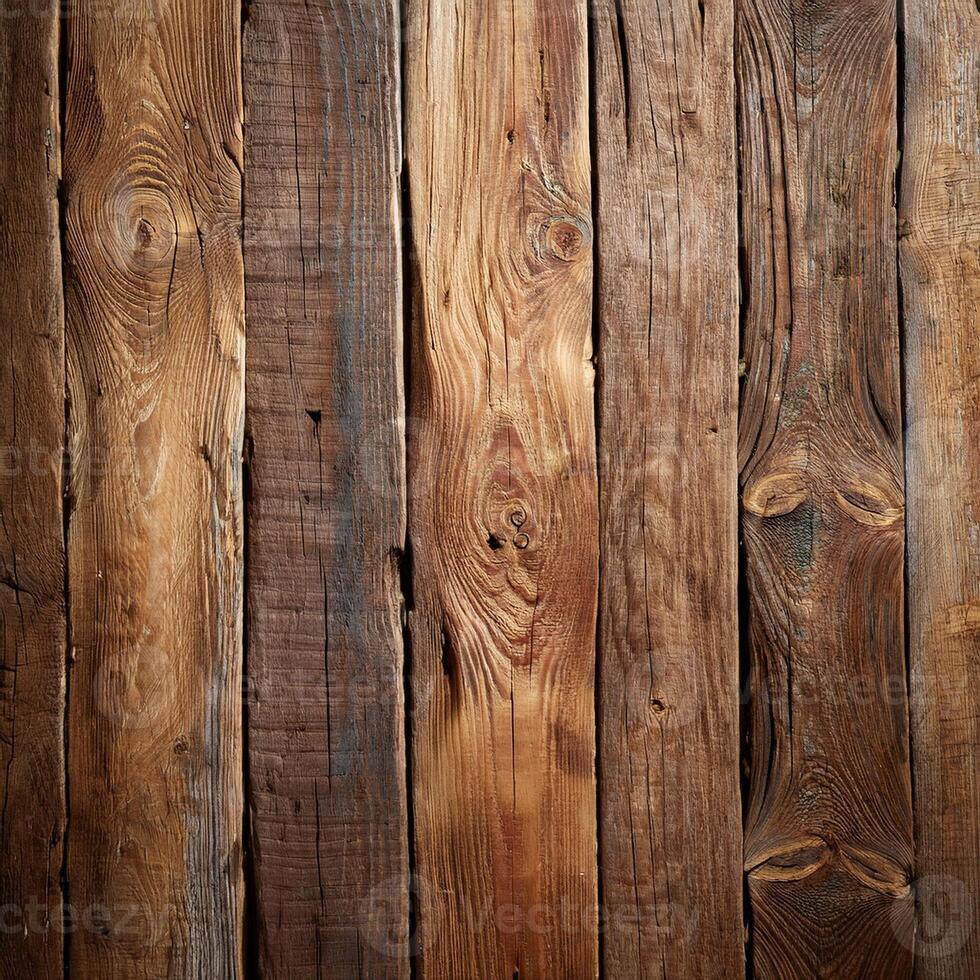 A close up of a wood wall with many different types of wood photo