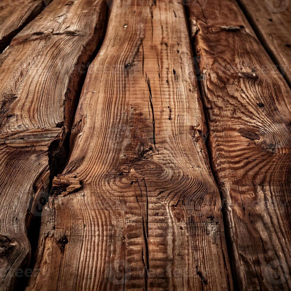 A close up of a wooden floor with some wood photo