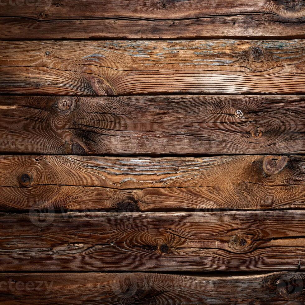 A close up of a wood wall with many different types of wood photo