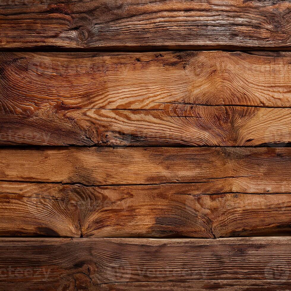 A close up of a wooden wall with many different types of wood photo