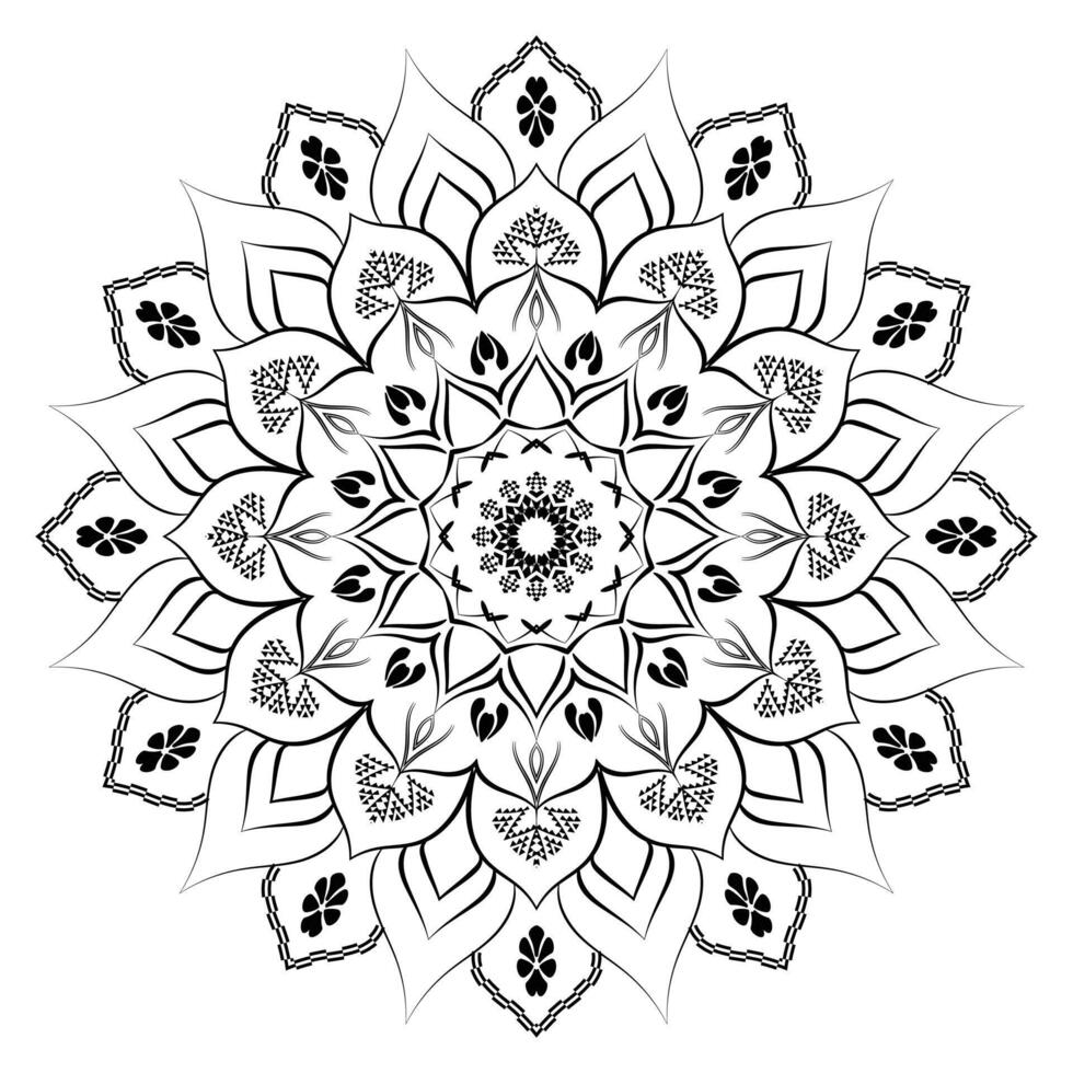 Beautiful Mandala Pattern Background vector