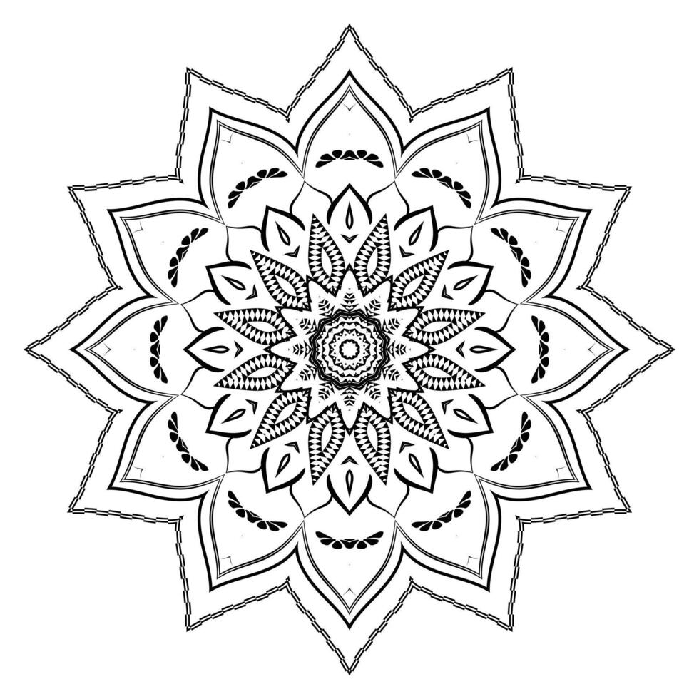 Beautiful Realistic Ornamental Mandala vector