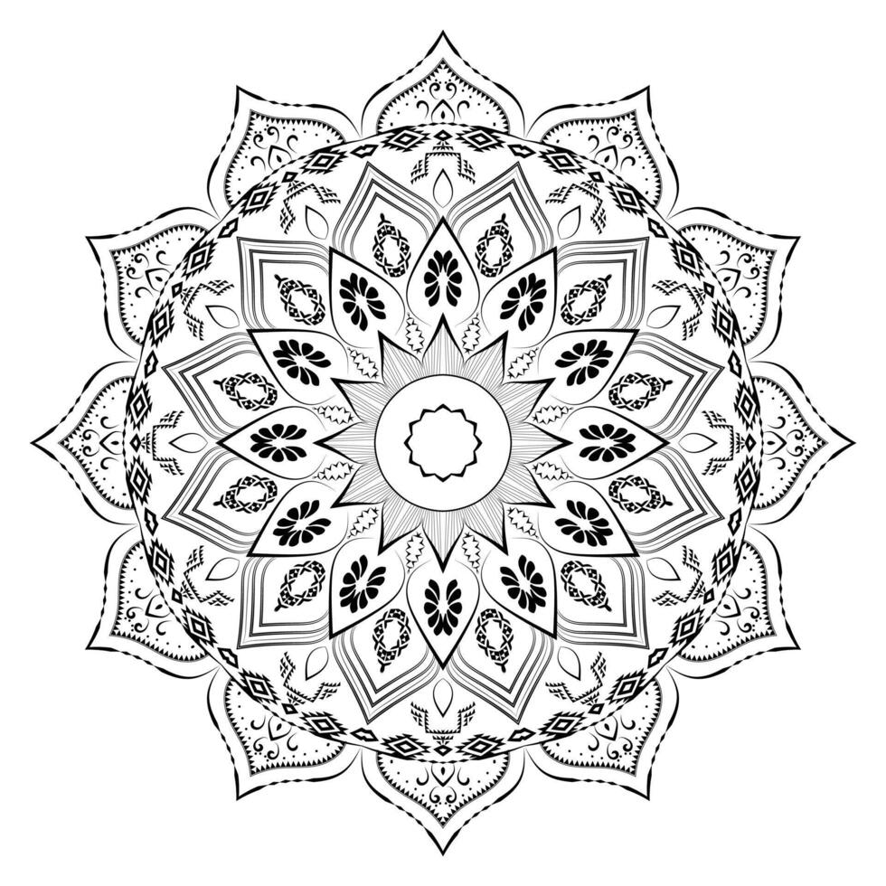 Mandala Pattern Background vector