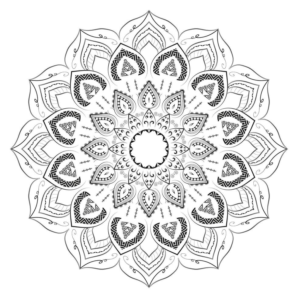 Beautiful Realistic Ornamental Mandala Background vector