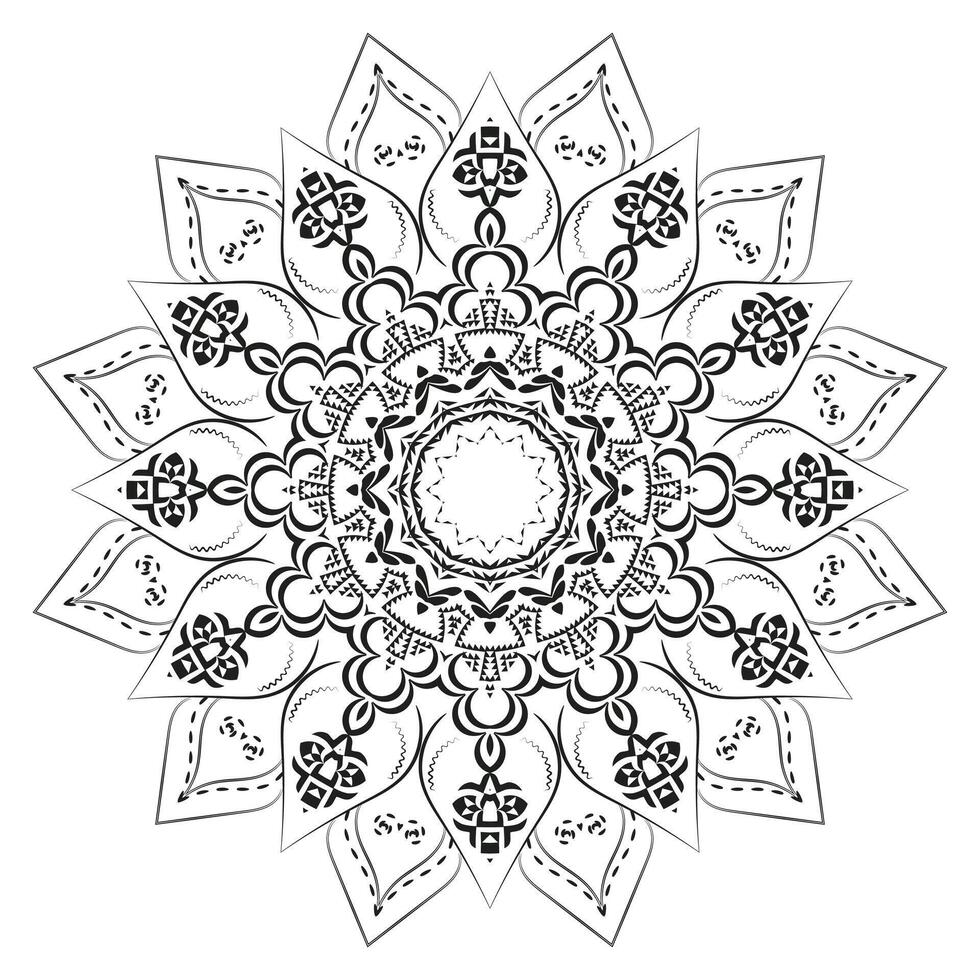 Beautiful Realistic Ornamental Mandala vector