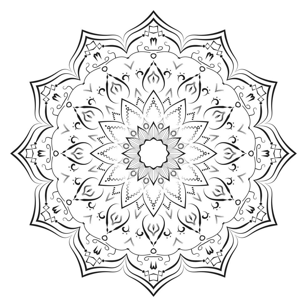 Beautiful Realistic Ornamental Mandala Background vector