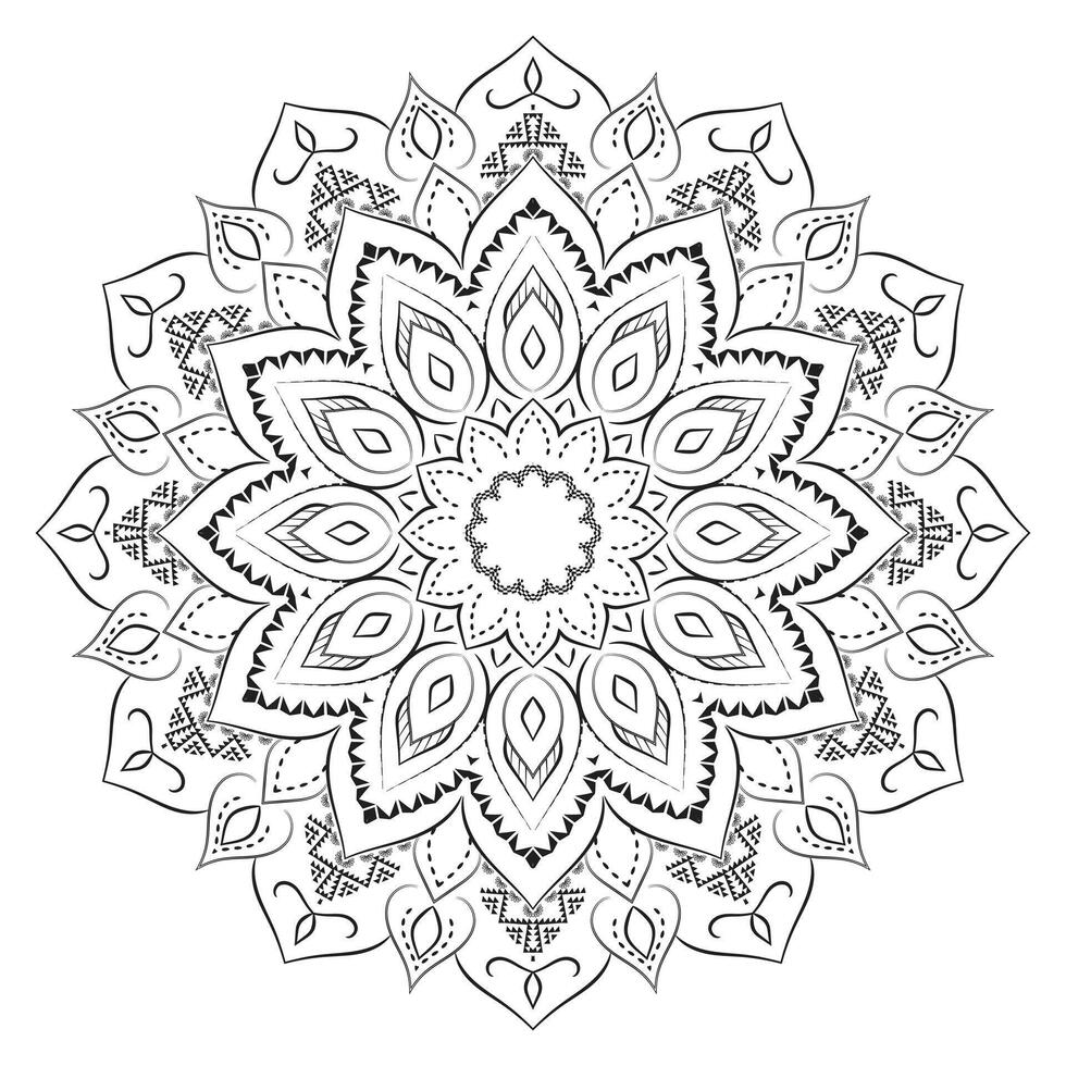 Mandala Decorative Background vector