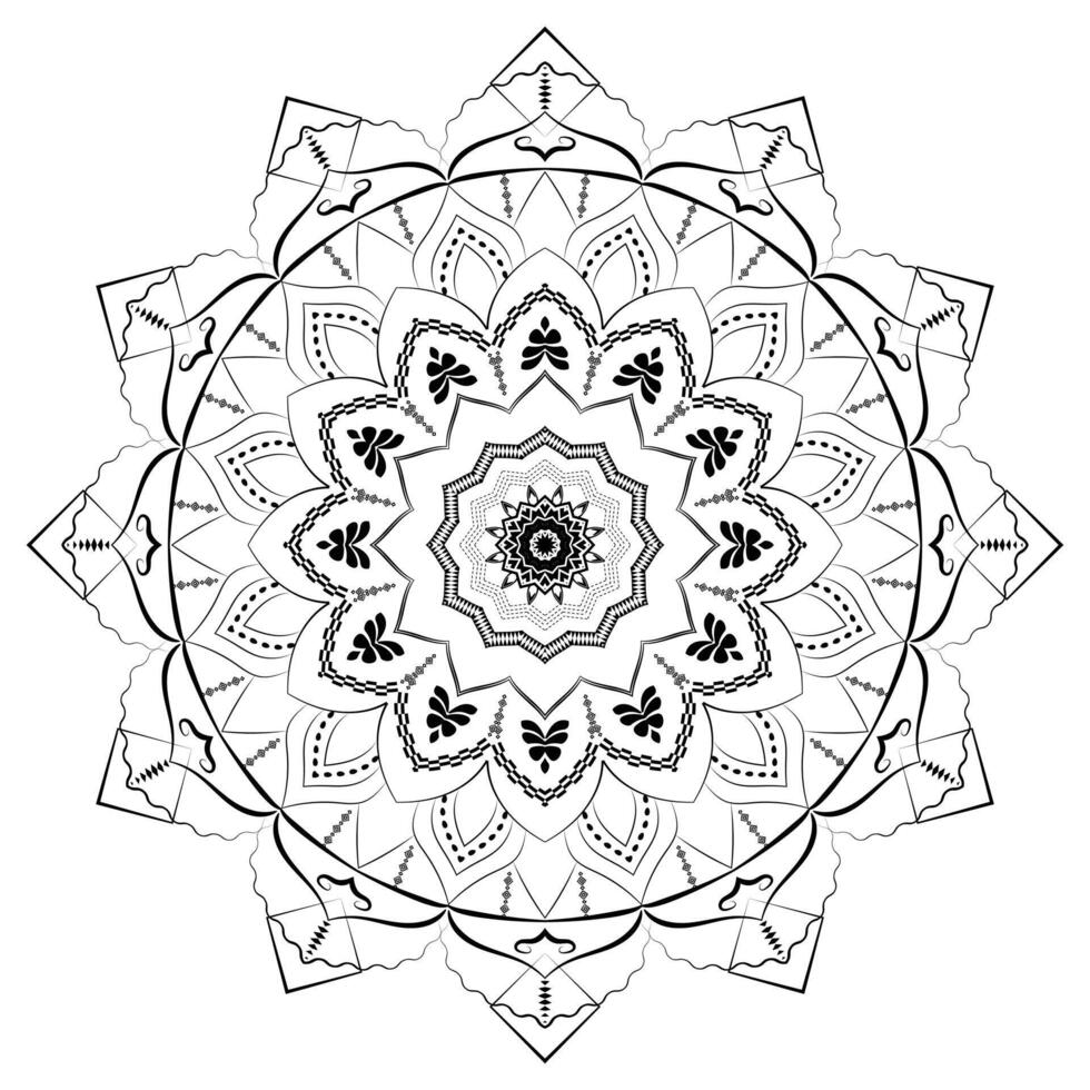 Intricate Realistic Mandala Background vector